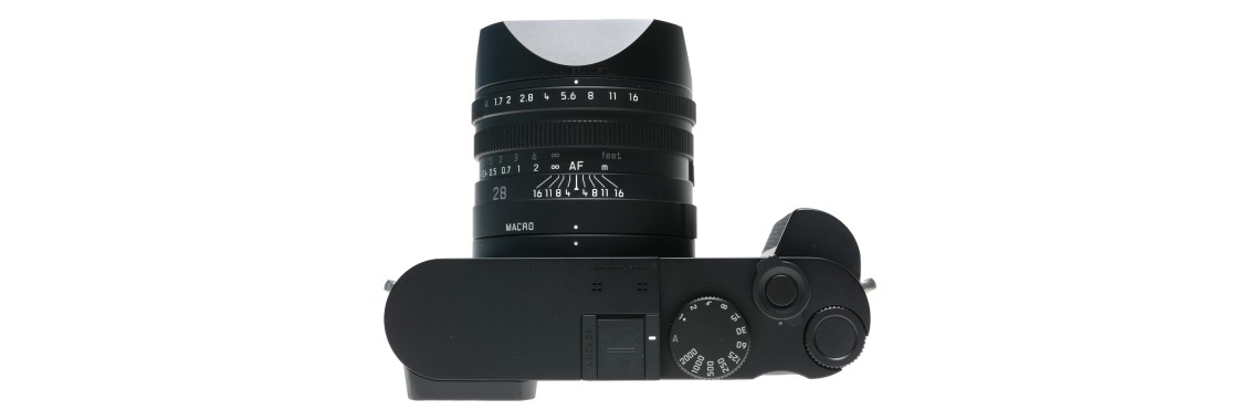 Leica Q2 Monochrom Black paint finish 