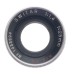 REFLEX BOLEX SWITAR 1.4/25mm H16 RX C MOUNT MICRO 3/4 LENS 1.4 f=25mm CAPS MINT-