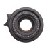SUMMICRON 2/35mm COMPACT BLACK LEICA M MOUNT CAMERA LENS f=35mm VENTED HOOD NICE