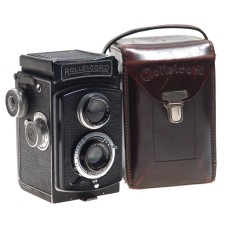 ROLLEICORD TLR CAMERA ZEISS JENA TRIOTAR 4.5/75 CASED