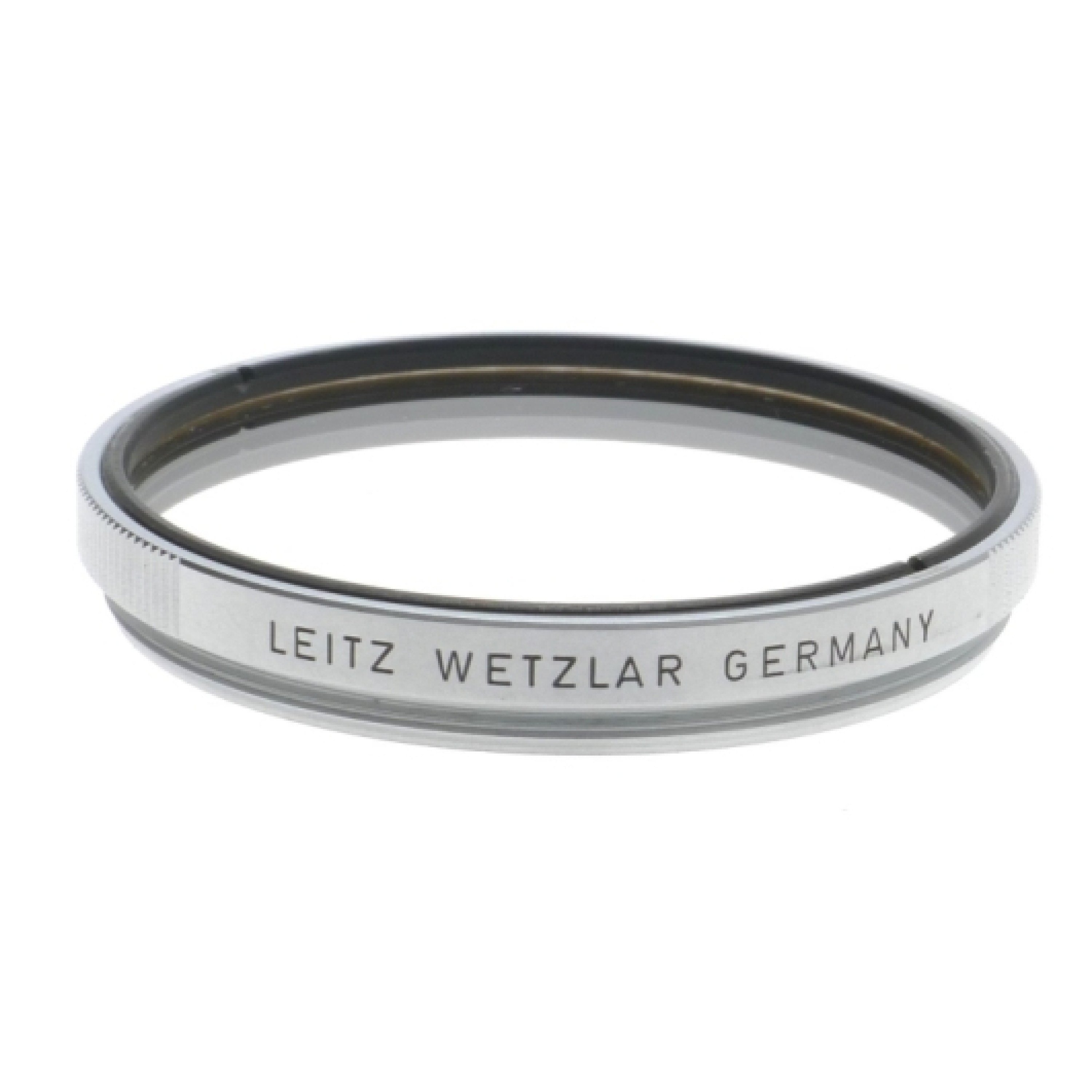 13330 V LEICA E48 UVa CAMERA LENS FILTER LEITZ WETZLAR CONDITION SILVER  POOFX