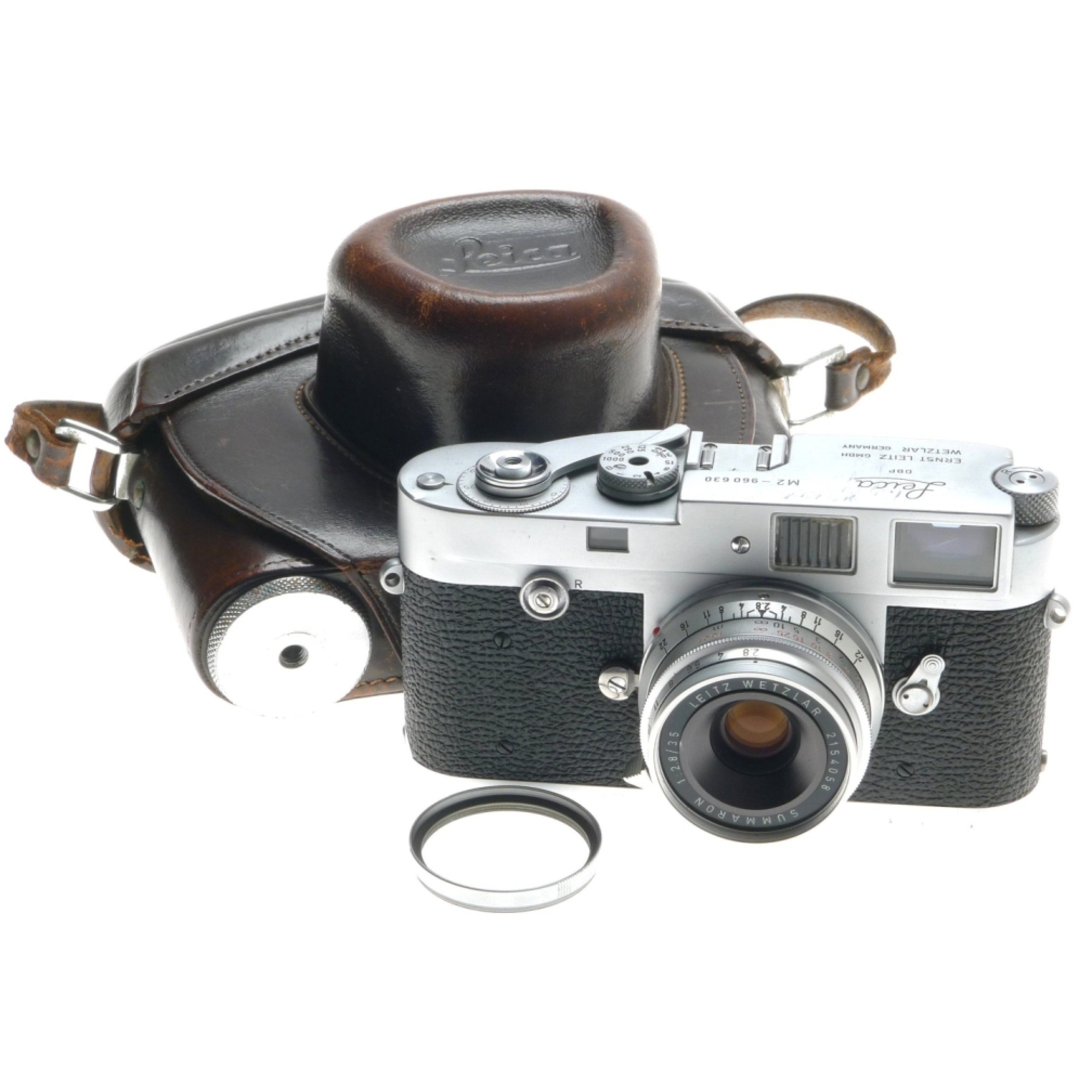 Buy summaron 1:2.8/35mm silver lens on leica m2 camera film body