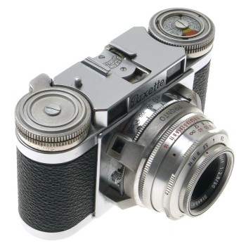 PAXETTE CHROME RANGEFINDER 35mm FILM CAMERA BRAUN-KATAGON 2.8/50mm STAEBLE LENS