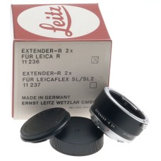 FOR LEICA R 2x EXTENDER-R MINT BOXED 11236 CAPS PERFECT OPTICS COMPLETE KIT RARE