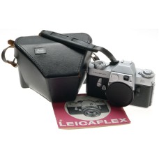 LEICA 1st VERSION LEICAFLEX CHROME 35mm SLR CAMERA BODY CASE INSTRUCTION MANUAL