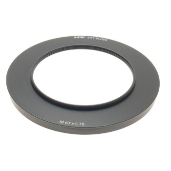 ADAPTER RING SINAR 547.81.055 LENS FILTER HOLDER M67x0.75 CLEAN CONDITION