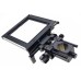 SINAR F FOCUSSING REAR STANDARD MONORAIL LARGE FORMAT CAMERA 4x5 BLACK ACCESSORY