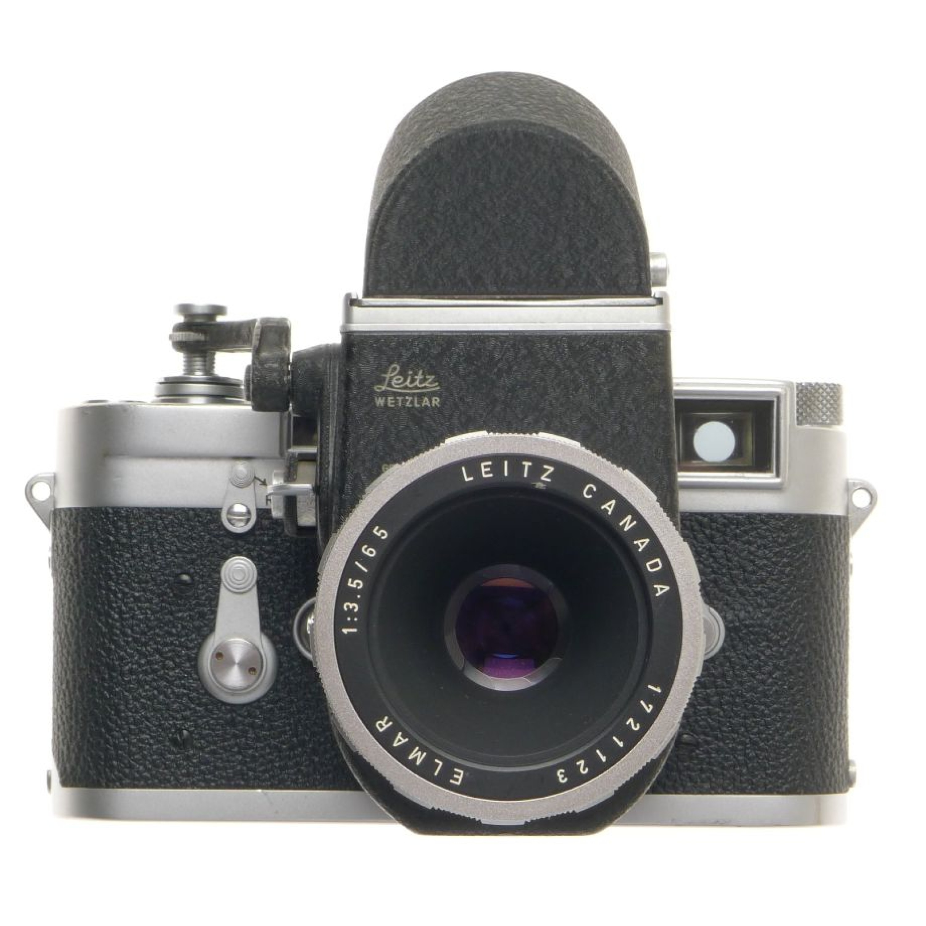 Leica Leitz Elmar 1;3，5 65mm + Visoflex II-