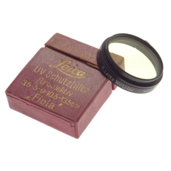 LEICA UV Shutzfilter protective filter FIOLA Leitz Wetzlar in original box UVa
