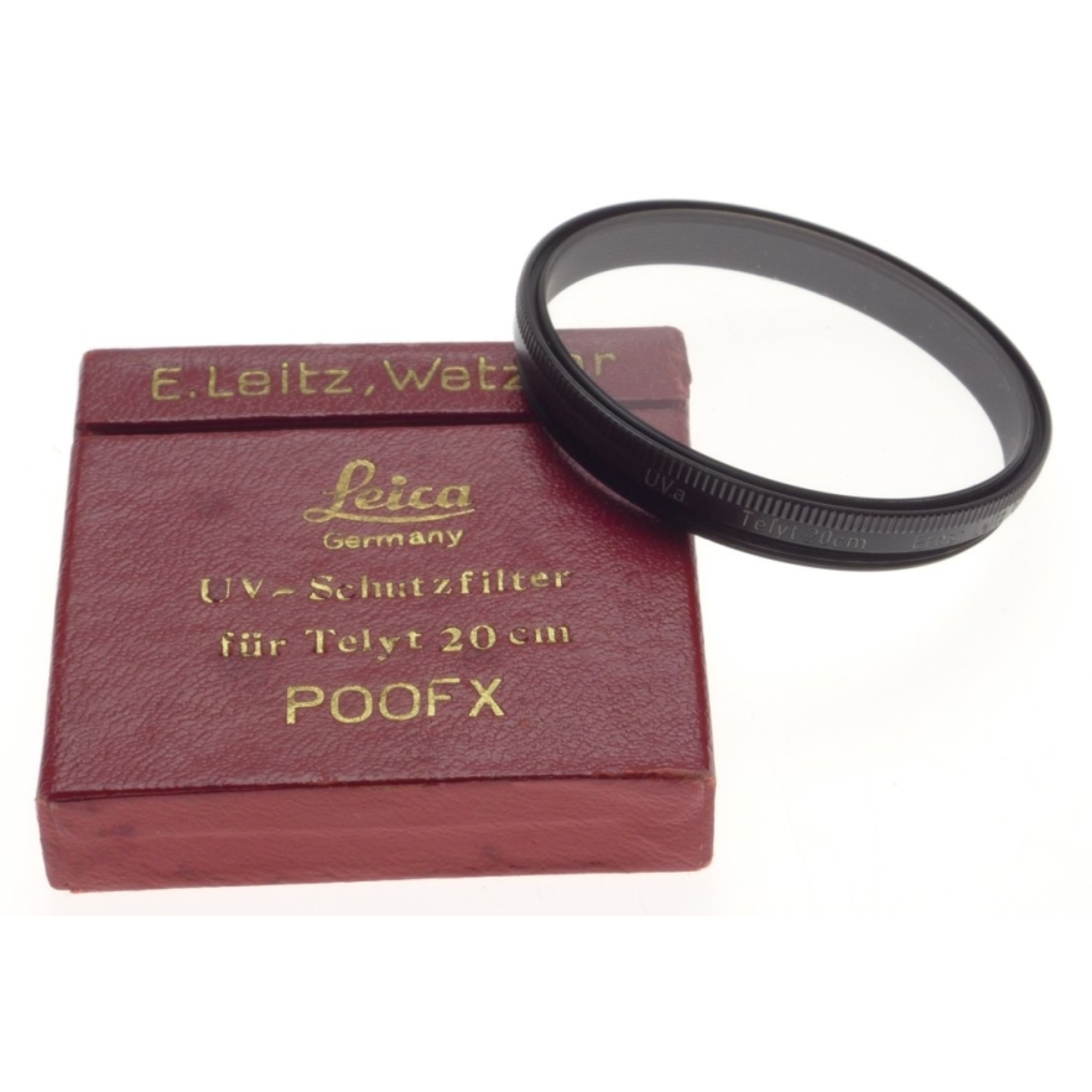 Buy leica poofx uv shutzfilter for telyt 20cm uva ernst leitz in