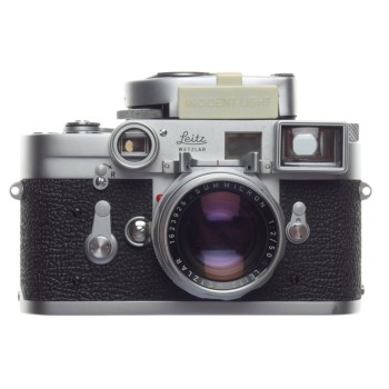 Stunning kit Leica boxed SS M3 rangefinder 35mm film camera DR Summicron 2/50mm