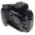 Black F4 Nikon SLR 35mm film camera body prism finder battery grip with strap