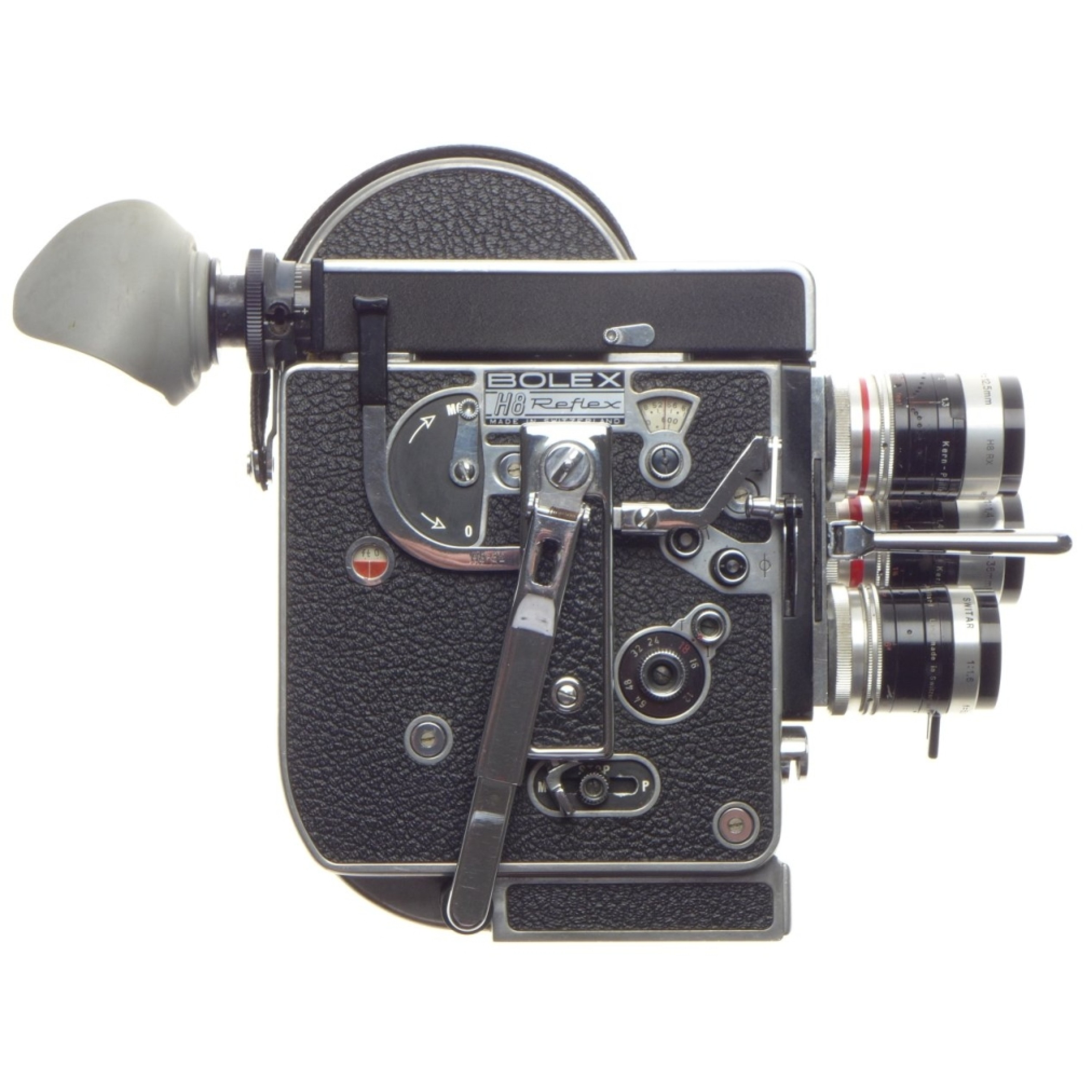Buy h8 bolex reflex 8mm film camera kit 3 turret macro lenses 12.5
