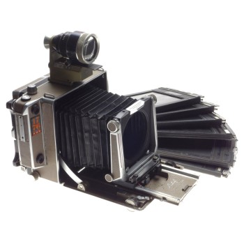 LINHOF super technika IV large format camera body 4x5 Universal finder 6 holders