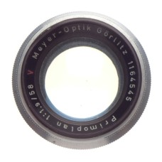 PRIMOPLAN 1:1.9/58 Meyer-Optik RED V chrome Exakta mount 1.9 f=58mm serviced