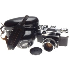 CONTAREX SUPER Zeiss 35mm SLR camera Museum condition Planar 1:2/50mm case rare
