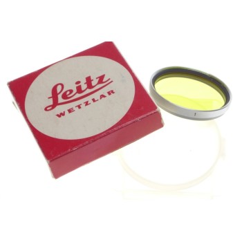 LEITZ Leica 39mm e39 Yellow 1 Filter Excellent Condition Wetzlar HOOBE cased box