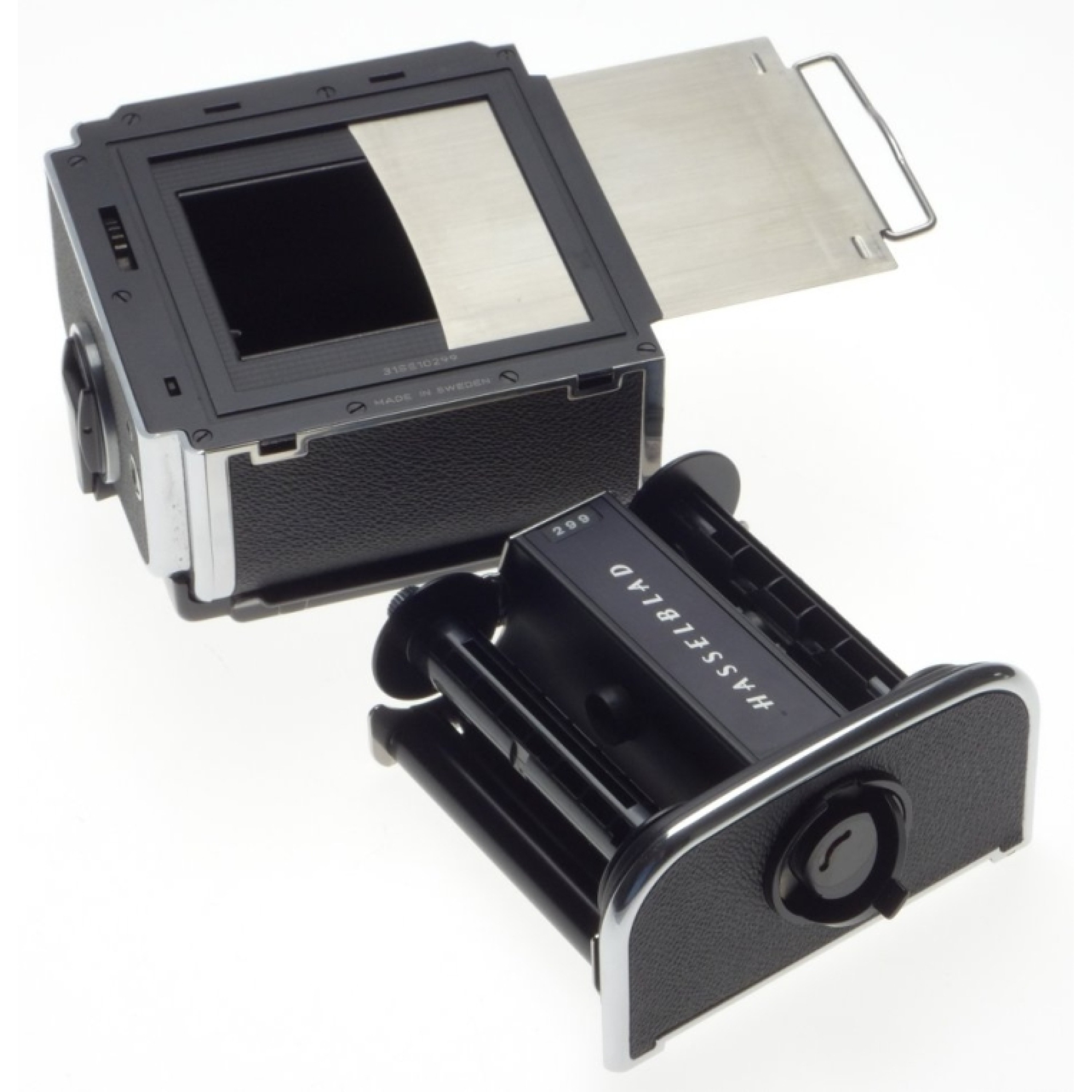 HASSELBLAD A16 645 V series camera film back with dark slide film 