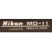 NIKON MD-11 35mm SLR FILM CAMERA BODY MOTOR DRIVE WINDER GRIP ACCESSORY FE FM