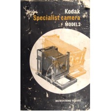 Kodak specialist camera model 2 instructions for use manual