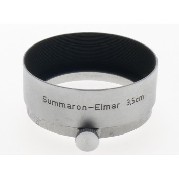 FOOKH SUMMARON-ELMAR 35mm SILVER 3.5cm CHROME CAMERA LENS HOOD SHADE A36 CLEAN
