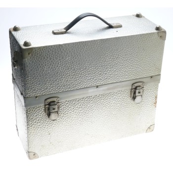 ROX ALUMINUM VINTAGE PROFESSIONAL CAMERA COMPARTMENT PROTECT FLIGHT TRAVEL CASE