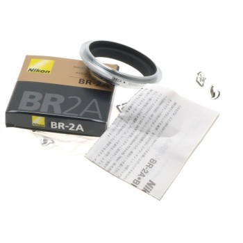 NIKON BR-2A REVERSING MACRO ADAPTER RING NEW BOXED ORIGINAL NIKKOR PAPERS DSLR