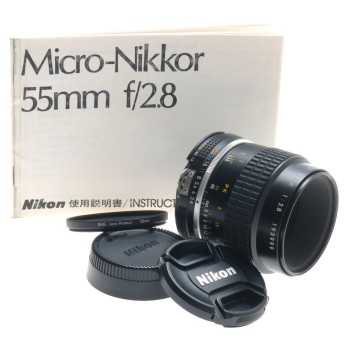 AI-S NIKON f=55mm MICRO-NIKKOR 55mm f/2.8 CAPS FILTER COPY MANUAL 2.8/55mm EXCEL