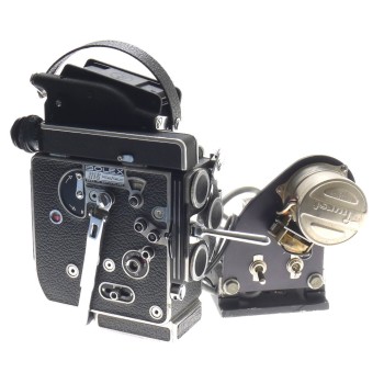 BOLEX REFLEX 16mm RX5 ANIMATION MOTOR H16RX FILM CAMERA TAKES A 400ft FILM MAG