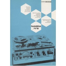 Nagra iv-s kudelski sound recorder brochure