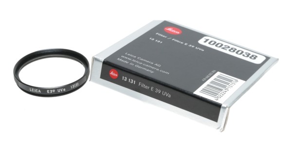 Leica Filter E39 Uva 13131 box Filtre 39mm item 8