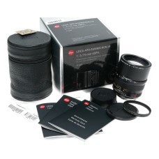 Leica APO-Summicron-M 1:2/75 ASPH. Rangefinder camera lens MINT 11637