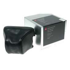 Leica Ever Ready half Case for M8 / M9 - Black Leather (14872) used boxed