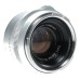 Zeiss Planar 1:2/50mm chrome SLR coated prime camera lens f=50mm