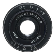Industar-50-2 vintage M39 rangefinder 3.5/50 mm lens f/3.5 f=50mm