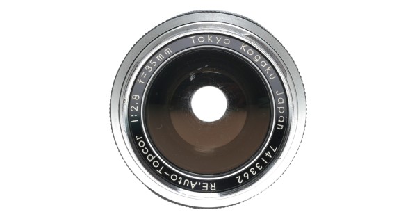 Topcon RE auto-Topcor 1:2.8 f=35mm Kogaku SLR vintage f=35mm wide lens