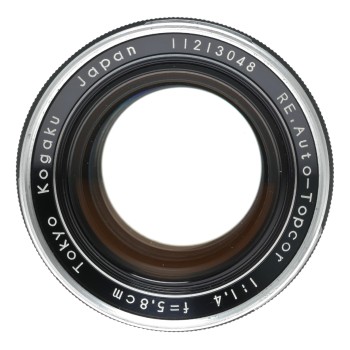 RE Auto-Topcor 1:1.4 f=5,8cm Kogaku 1.4/58mm vintage SLR TOPCON film lens