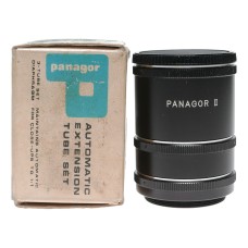 Panagor II Automatic extension tube set for close ups 1:1 vintage SLR