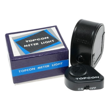 Topcon cold shu mount light meter boxed with case stunning condition