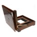 Large format wood vintage bellows folding camera frame used parts box