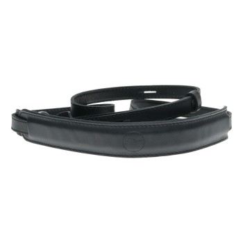 Leica black original rangefinder leather camera neck strap with neck pad