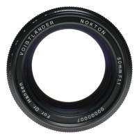 Voigtlander Nokton 50mm F1.1 Leica mount 1.1/50 Special order serial number 007