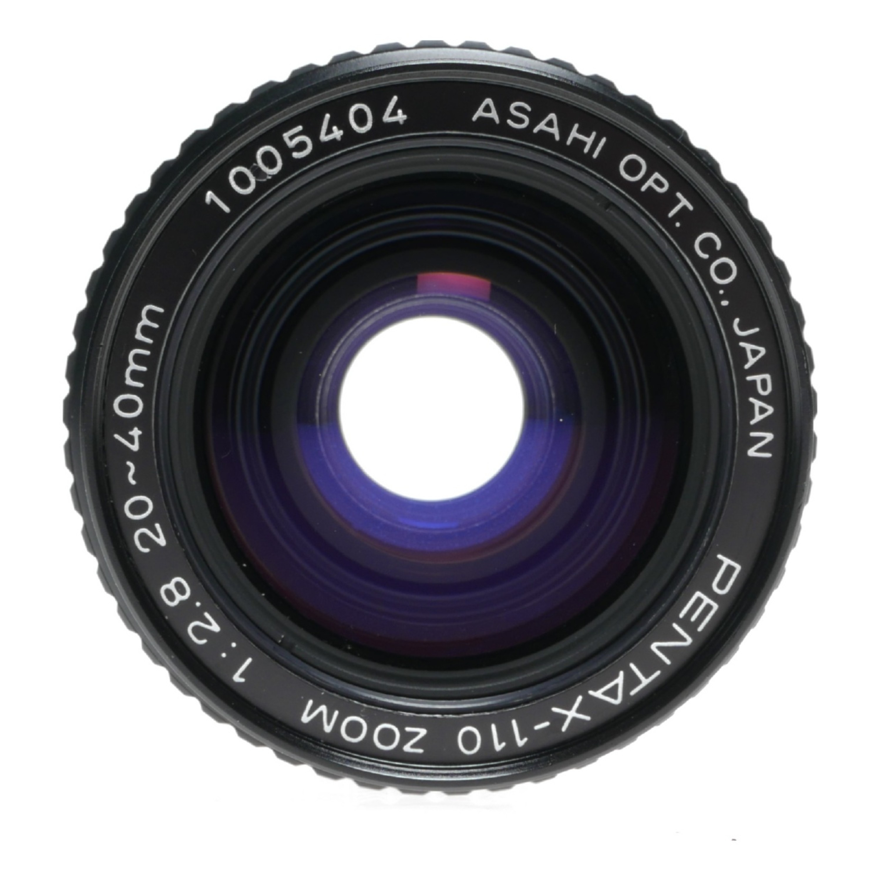 Pentax-110 Zoom 1:2.8 20-40mm subminiature lens f/2.8 lens case