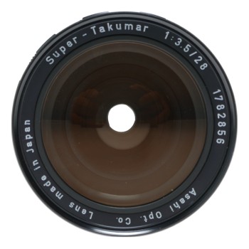 Wide Angle Pentax Super-Takumar 1:3.5/28mm SLR vintage camera lens