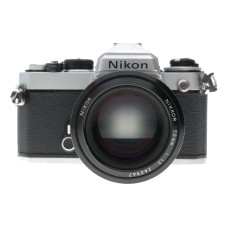 Nikkor 50mm 1.2 fast lens 1.2/50 lens just serviced Nikon FE SLR camera