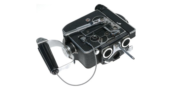 Buy bolex h16 reflex film camera 16mm body with grip cable leather