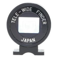 Tele-Wide Finder cold shu mounted for 35mm vintage film camera