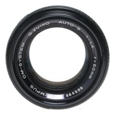 Olympus Auto-S 1:1.4 f=50mm Zuiko OM-System Vintage 35mm film lens f/1.4