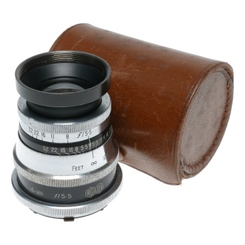 Agilux 16cm f/5.5 Telephoto Croydon medium format film camera lens