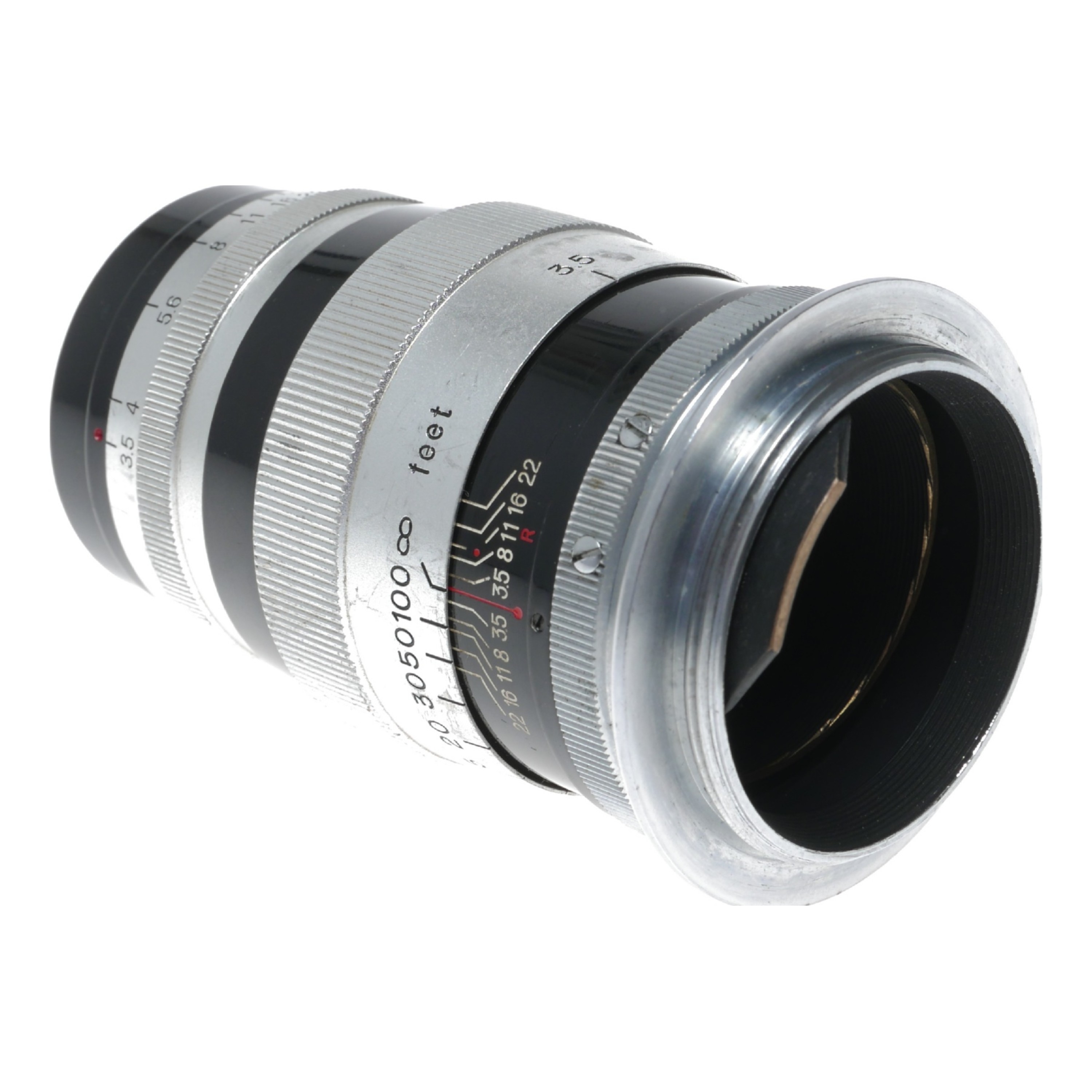 Canon lens 100mm f3.5 RF coupled vintage 3.5/100 M39 LTM mount